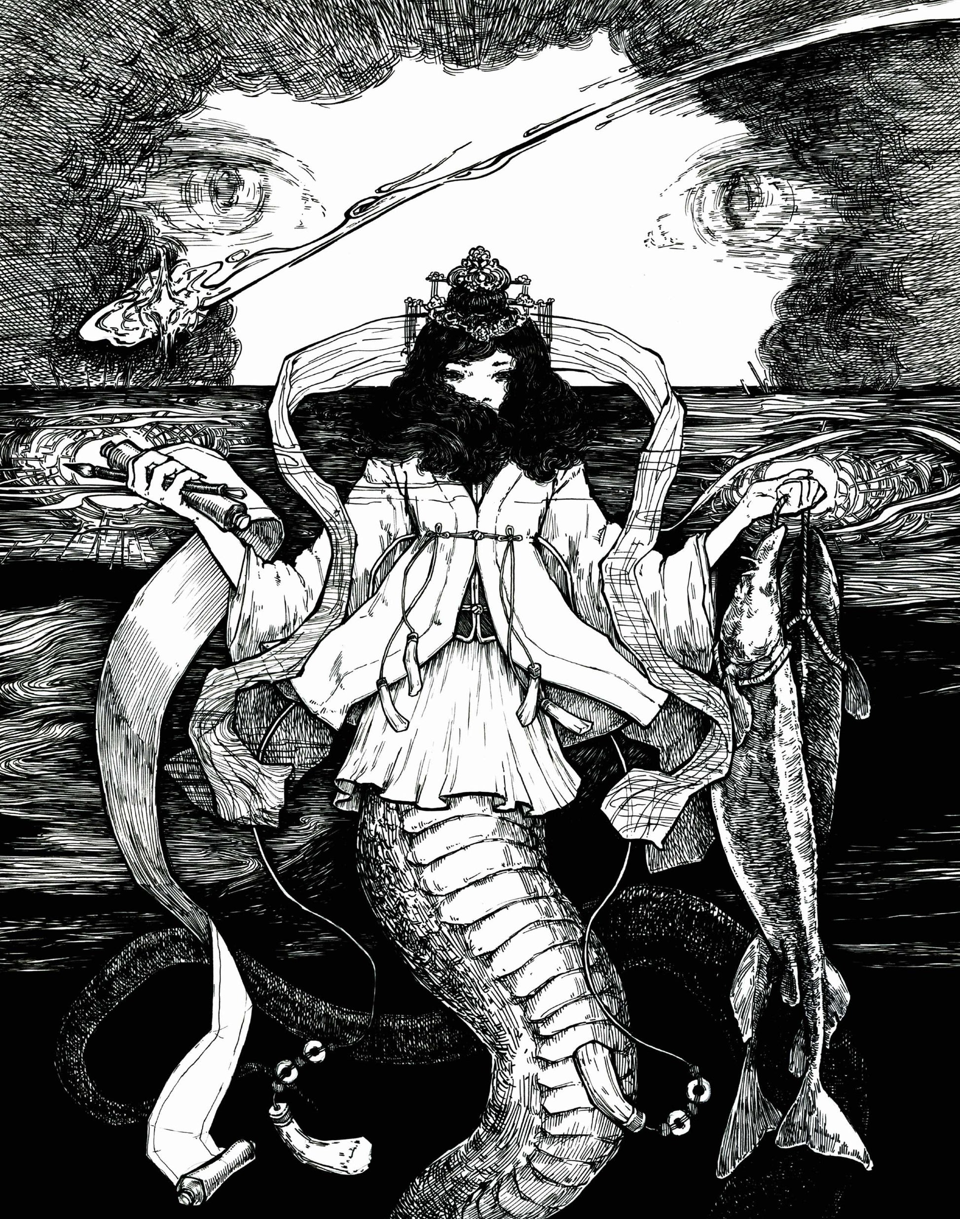 J.J. Mongk Short Story Cover, The Daily Lie of the Young God